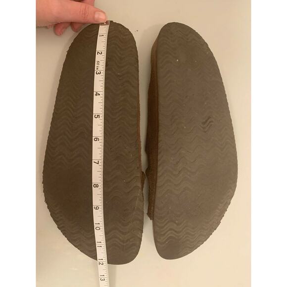Birkenstock 353029 Jamie Sz 11m sandels brown suede leather 2 buckles preowned main image 4